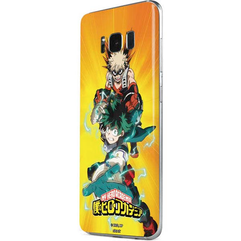 My Hero Academia Deku and Bakugo Season 5 Galaxy S8 Plus Skin